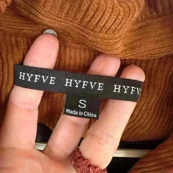 Women's Brown Corduroy Jacket - Picture 7 of 9